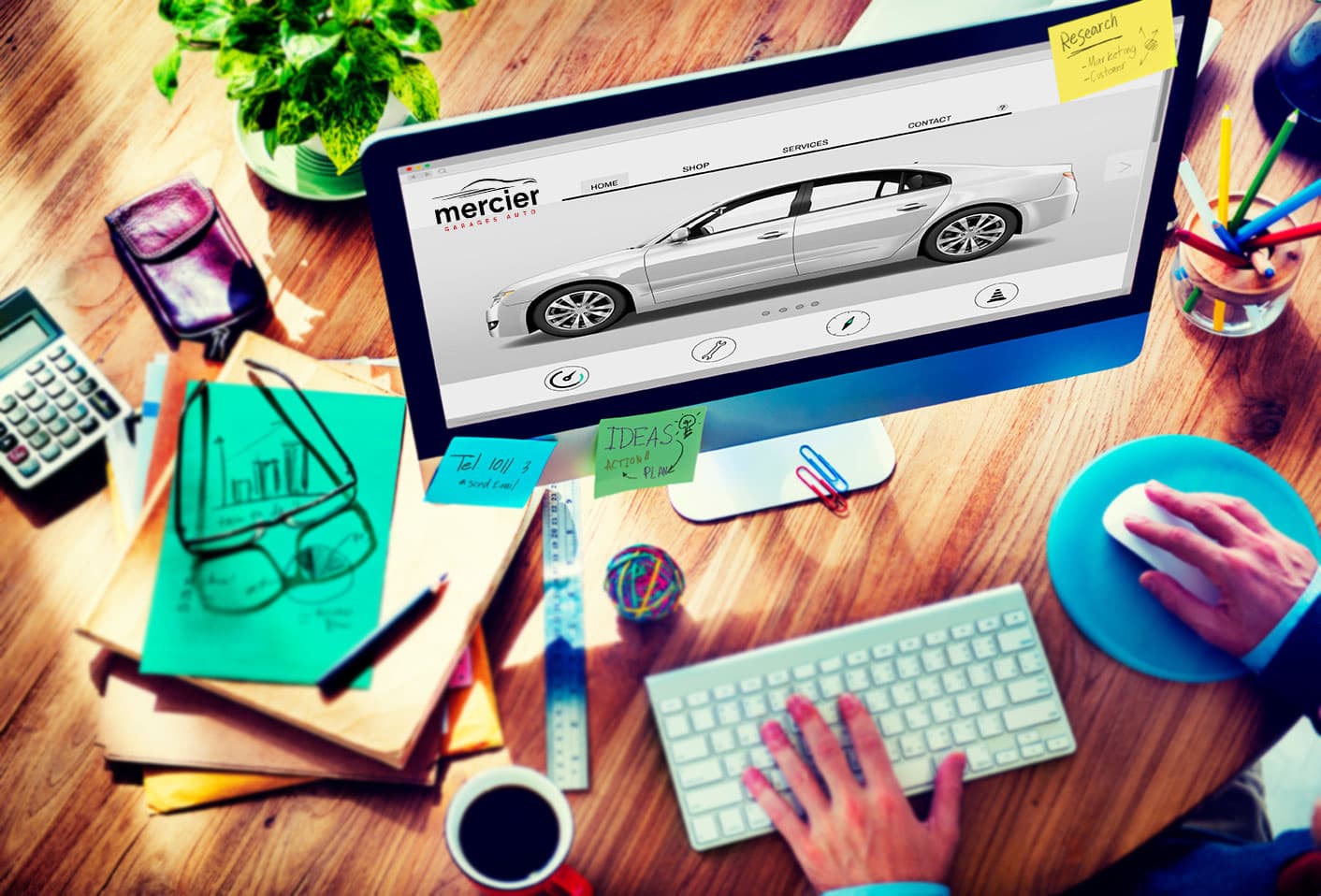 Site web Garages MERCIER